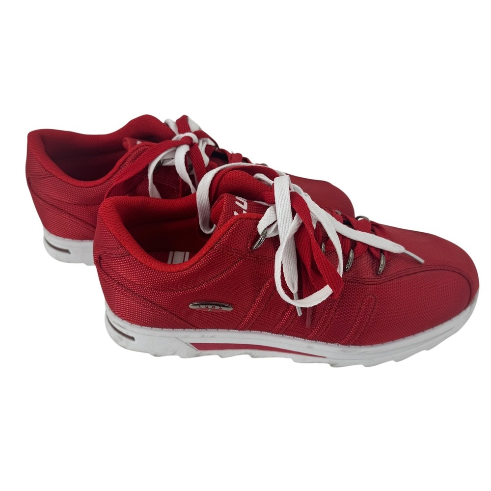 Lugz Changeover Mens Red Textile Low Top Sneakers Size 9 MCHG2V-600 - Picture 2 of 9